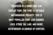 Sportgen - Gym Sport Display Font, a Sans Serif Font by QR Design Studio (Thumbnail 5 of 6)