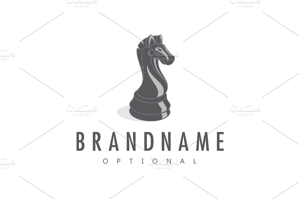 Chess Knight Custom Logo, a Branding & Logo Template by ARTE MIGUEL (Photo 3 of 3)