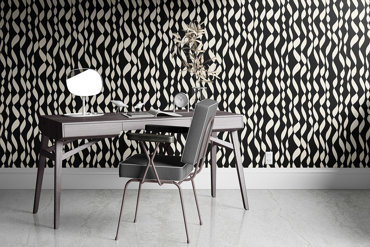 Abstract Braids, a Pattern Graphic by MalyskaStudio