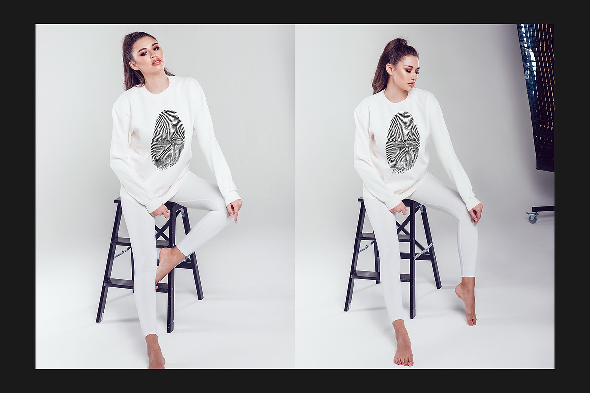 Sweatshirt Mock-Up Set, a Hoody Mockup by Freeman Studio (Photo 7 of 16)