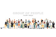 Group of people. Modern flat design, a Person Illustration by Stafeeva (Thumbnail 1 of 3)