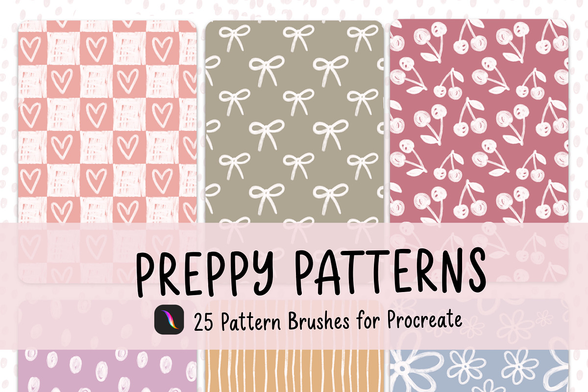 Gingham Checkered Procreate Brushes, a Brush Add-On by Mastilo Designs (Photo 8 of 8)