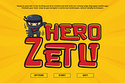 Herloit - Gaming Display Font, a Sans Serif Font by twinstd (Thumbnail 4 of 10)