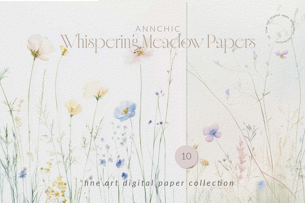 Wildflower Background Collection, a Background Graphic by Anna Sokol (Photo 7 of 7)
