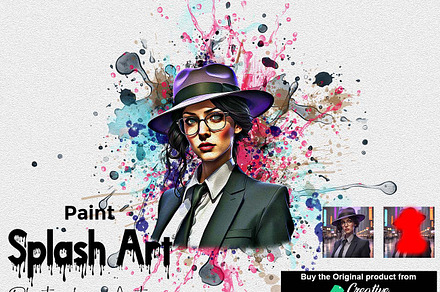 Paint Splash Art Photoshop Action