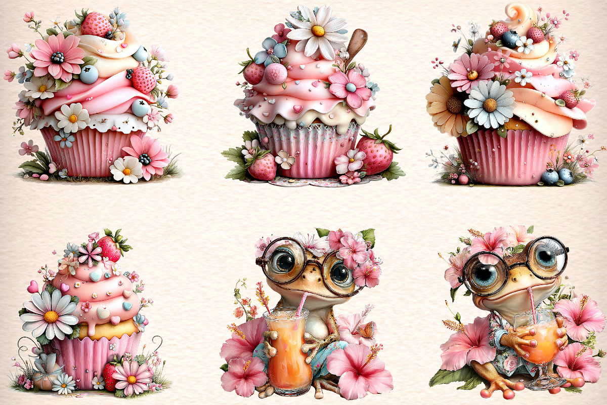 Beach Animals Summer Clipart, an Illustration by Digital Artistic99 (Photo 3 of 11)