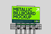 Metallic Billboard Mockup, an Advertising Mockup by Permadi Creative (Thumbnail 2 of 5)