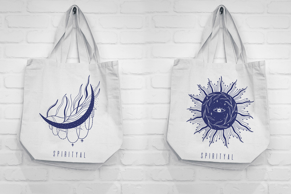 Spiritual symbol.Graphic collection., a Decorative Illustration by Moonflora (Photo 2 of 7)