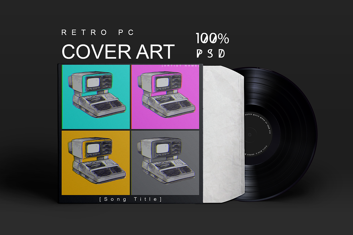 Retro PC Album Cover Art, a Templates & Theme by StoramtheArtist (Photo 1 of 2)