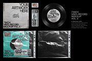 7 Inch Vinyl Record - Mockups Bundle, a Packaging Mockup by BULBFISH (Thumbnail 3 of 16)
