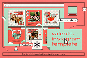 Valents Post & Story Template