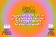 Psychedelic Gradient - 70s design, a Gradient Add-On by Dear Darling Design (Thumbnail 1 of 15)