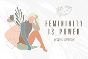 Femininity modern graphic collection, a Decorative Illustration by dasha mo (Thumbnail 1 of 9)