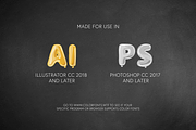 Foil Balloon Font pink gold silver, a Font by Jeffry Macpherson Visuals (Thumbnail 7 of 7)