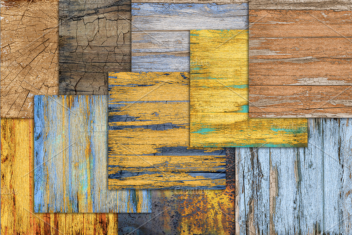Golden old wood distressed texture, a Texture Graphic by Area (Photo 2 of 4)