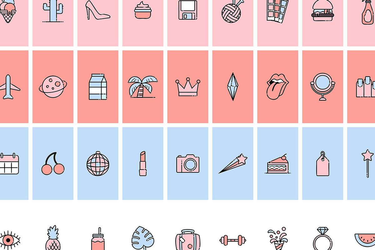 Cute Instagram Highlight Icon Bundle, an Icon by Pulpixel Design (Photo 10 of 24)