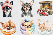 Cozy Chihuahua Clipart, an Illustration by Black Bird Studio (Thumbnail 3 of 6)