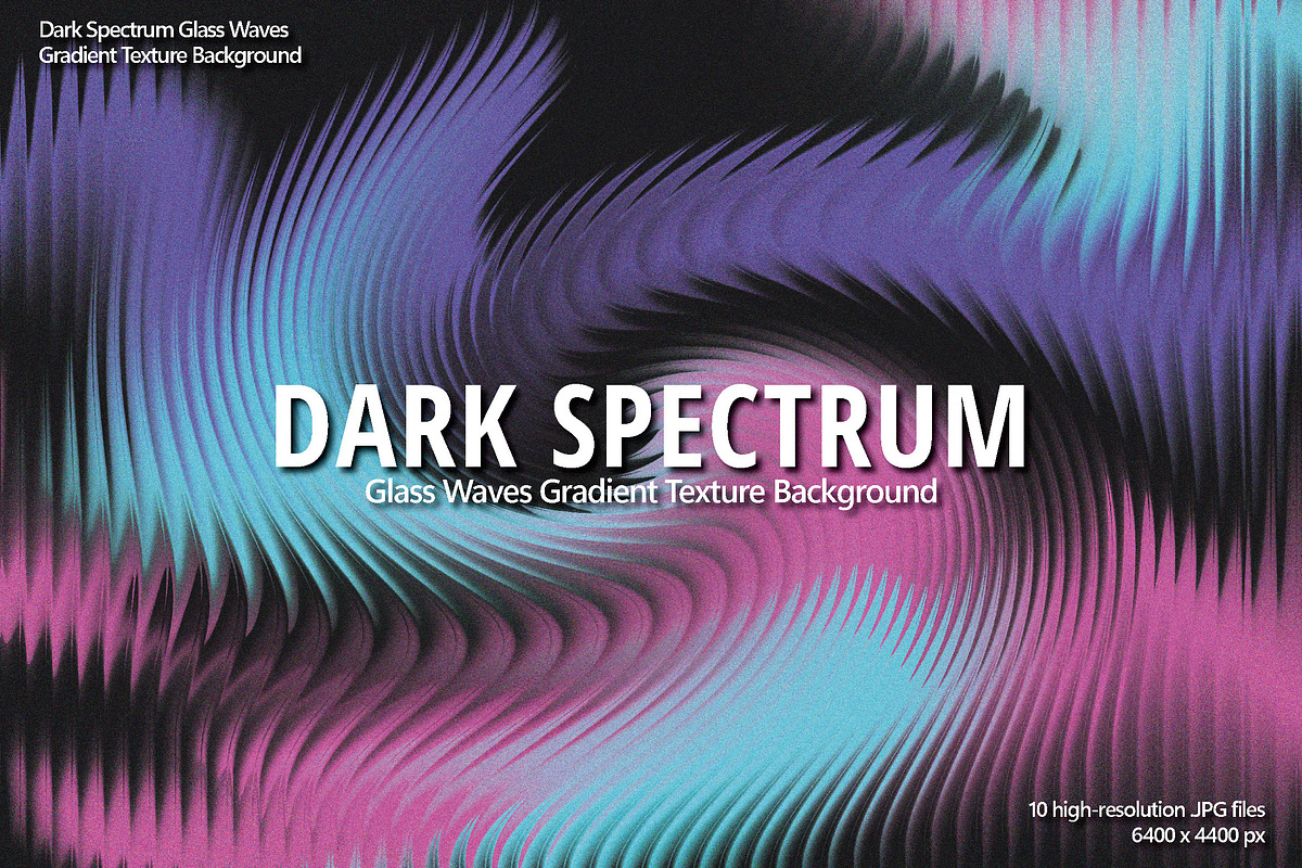 Dark Spectrum Glass Waves Background, a Background Graphic by Eltypesstudio (Photo 1 of 11)