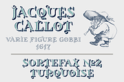 Sortefax No2 - SVG color font, a Font by glukfonts (Thumbnail 3 of 6)