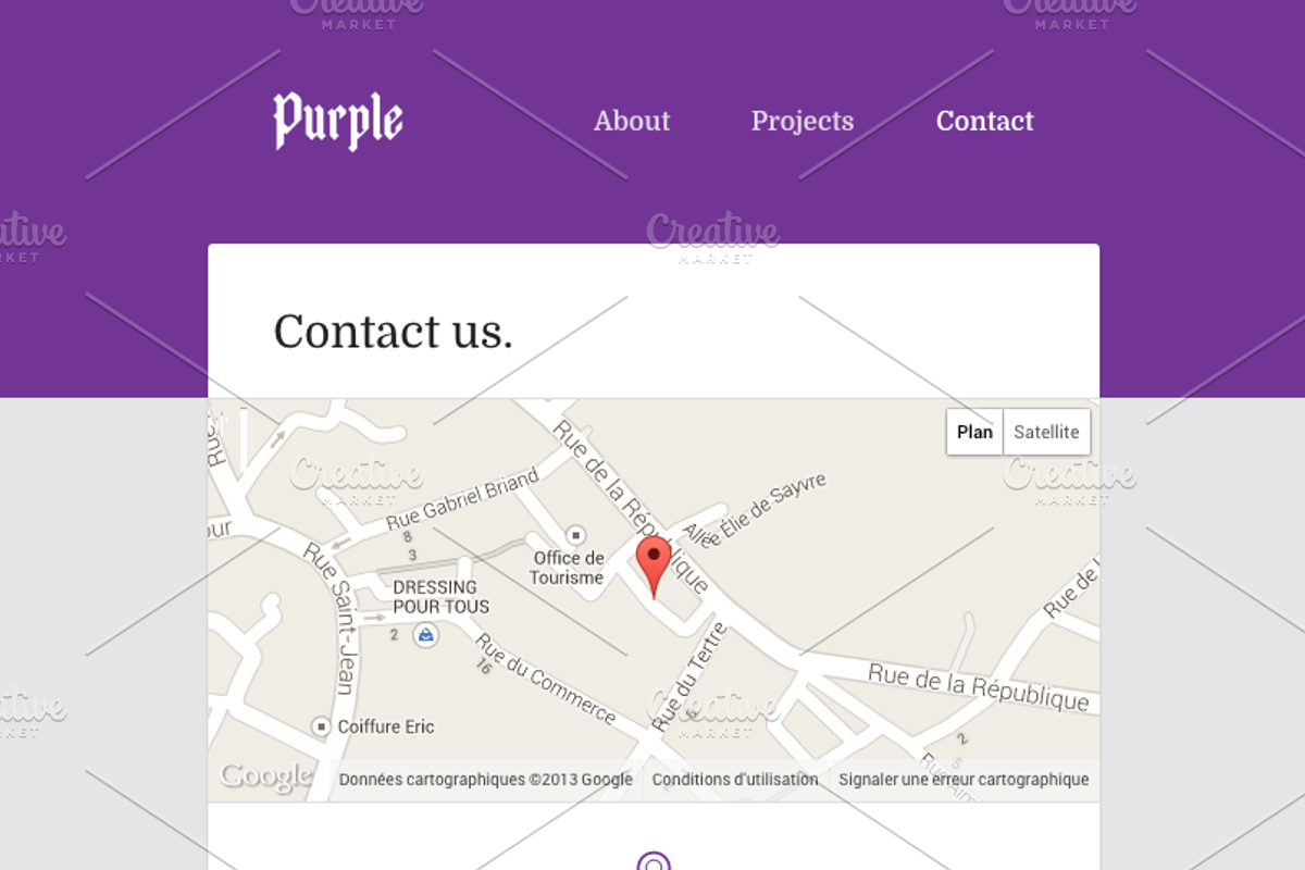 Purple, for Kirby 2 CMS, a Templates & Theme by Starckio (Photo 4 of 5)