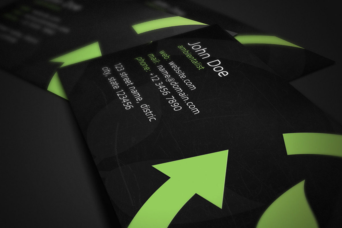 ECO Business Card, a Business Card Template by Rafael Oliveira (Photo 2 of 4)