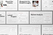 White Project Proposal Google Slide, a Presentation Template by graphicook (Thumbnail 1 of 4)