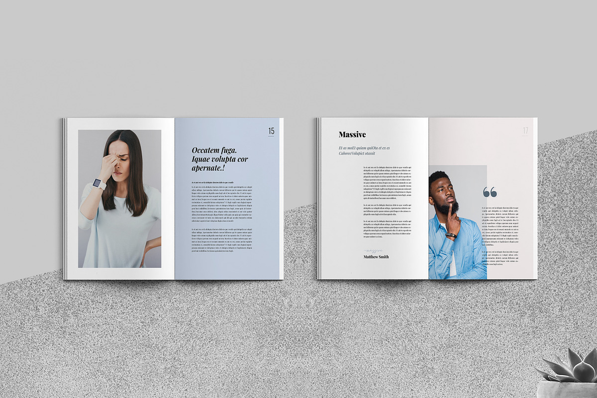 Massive Magazine Template preview 8