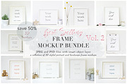 Picture frame mockup - psd x20, a Print Template by L'Aura Studio (Thumbnail 3 of 7)