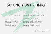 BOLENG FONT SANS SERIF, a Sans Serif Font by gagego (Thumbnail 6 of 7)
