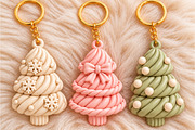 Christmas Tree Keyring 3D STL, an Object 3D Model by Layerology (Thumbnail 2 of 4)