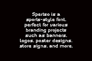 Spertso - Sports Font, a Sans Serif Font by Iqsiart Studio (Thumbnail 5 of 8)