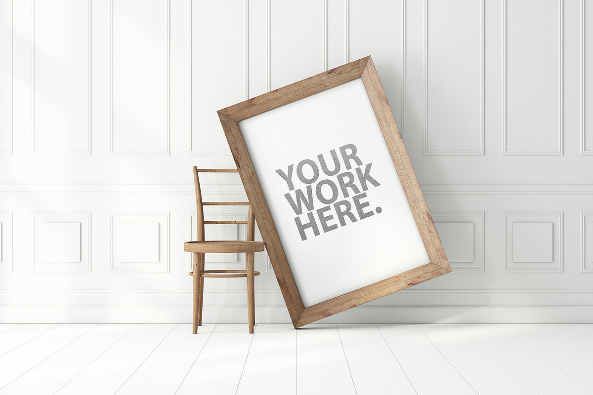 Poster Frame PSD Mockup bundle, a Household Mockup by GreatFruit (Photo 2 of 7)