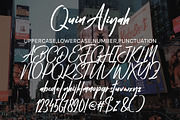 Quin Aliyah, a Handwritten Font by HaKi Studio (Thumbnail 5 of 5)