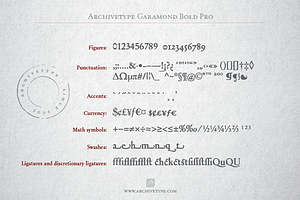 Archive Garamond Bold Pro
