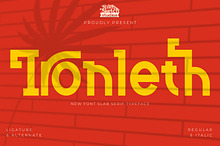 Ironleth - Slab Serif Typeface Font