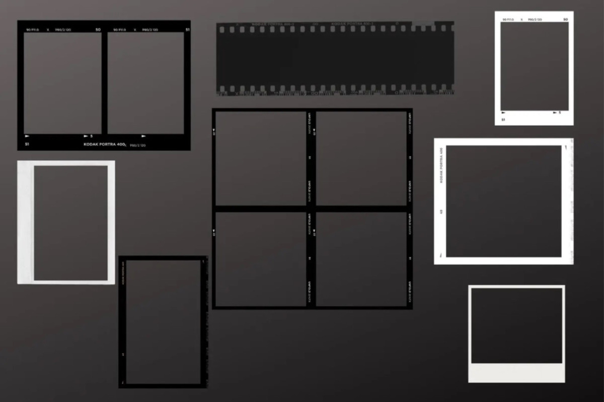 Polaroid frames | Film frame overlay, a Social Media Template by Presets store (Photo 2 of 2)