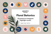 Instagram Highlight Covers Floral, a Social Media Template by Geometrica Bureau (Thumbnail 1 of 6)