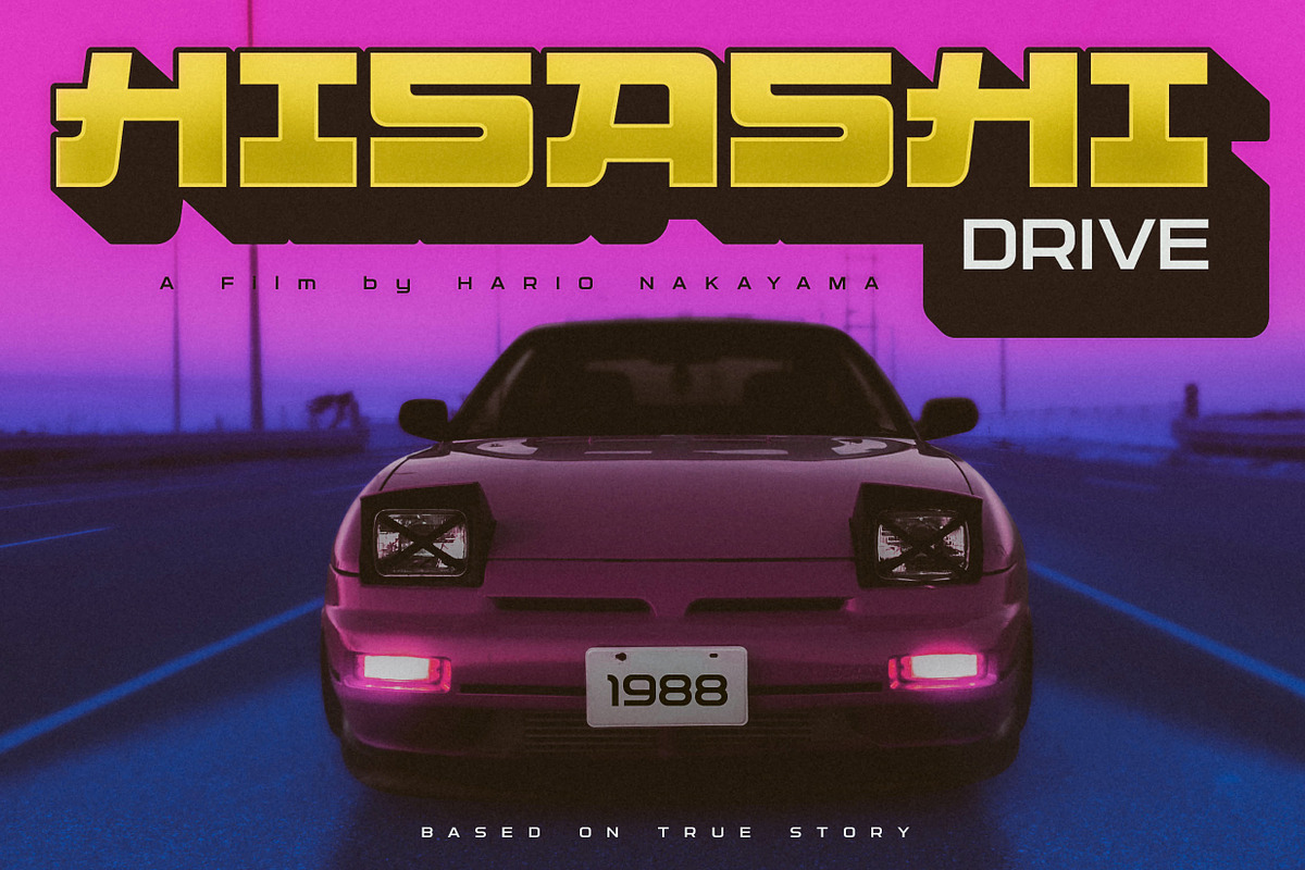 CITYPOP - Japanese 90s Retro Fonts, a Script Font by Konstantine Studio (Photo 10 of 17)