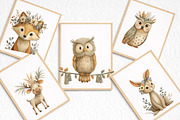 Boho Woodland Clipart, an Illustration by DreamArtGraphic (Thumbnail 5 of 8)