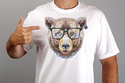 Cute watercolor bear, an Animal Illustration by Watercolor fantasy (Thumbnail 2 of 5)