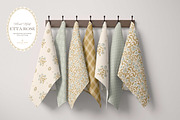 Vintage Sage Floral Print Patterns, a Pattern Graphic by Eclectic Anthology (Thumbnail 7 of 14)