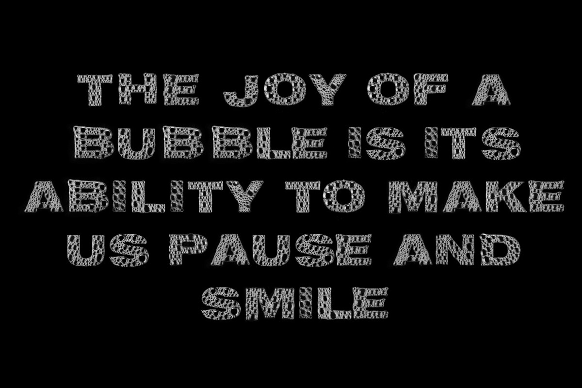 Soap Bubbles Font, a Handwritten Font by Handmadefont (Photo 4 of 10)