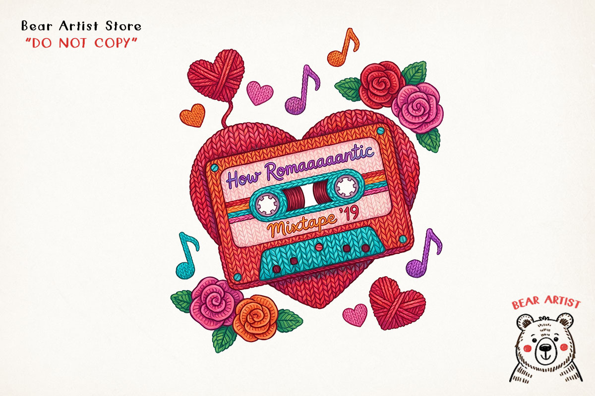Valentine Crochet Coffee Sublimation, an Illustration by GlitterCraft (Photo 35 of 41)
