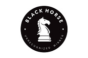 Black Horse Chess, a Branding & Logo Template by Atlantis X Nurman Arbai (Thumbnail 4 of 4)