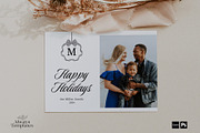 Christmas Card Template CC224, a Card Template by Always Templates (Thumbnail 2 of 3)