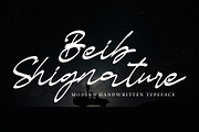 Beib Shignature, a Handwritten Font by HaKi Studio (Thumbnail 1 of 6)