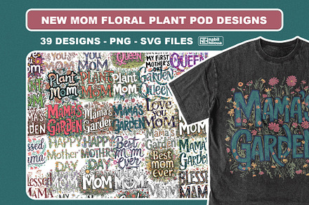 2024 mother wildflowers POD svg png