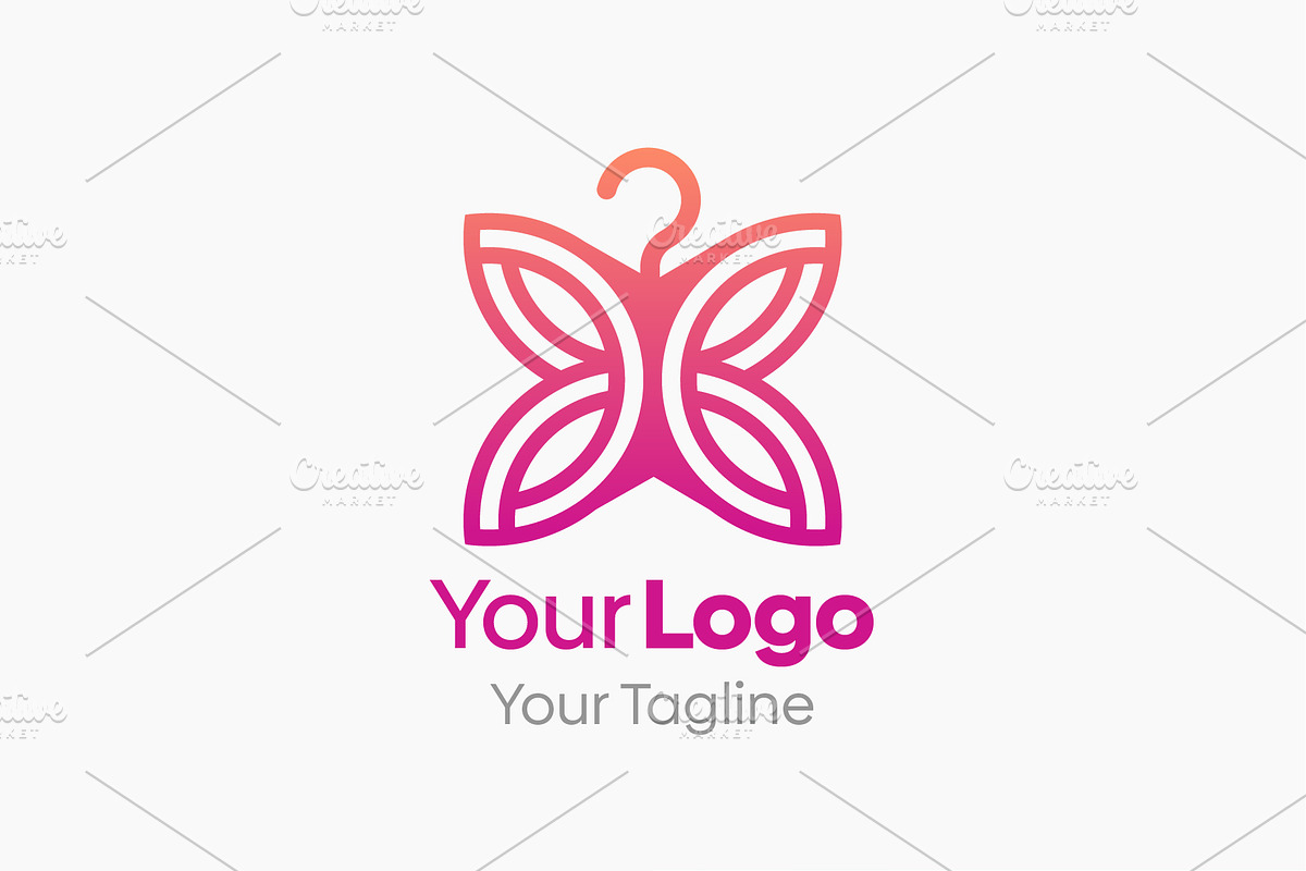 Wings Laundry Logo Template, a Branding & Logo Template by Grapixy (Photo 2 of 3)