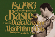 Rakizen Bisrony — Modern & Classic, a Serif Font by Enxyclo Studio (Thumbnail 8 of 23)
