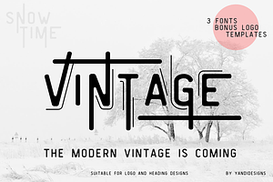 Vintage Modern Typeface
